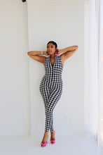 Load image into Gallery viewer, Summertime Fine Houndstooth Jumpsuit